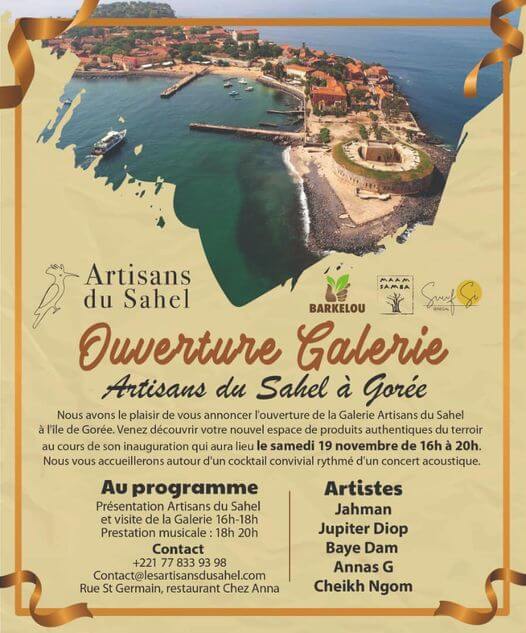 Affiche ouverture artisans du sahel